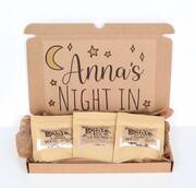 Gift Box of 3, 100% Natural Self-Care Sachets Handmade and Personalised for a well deserved Night In! 