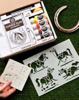 T-shirt stencil kits with everything you need to hand print and design