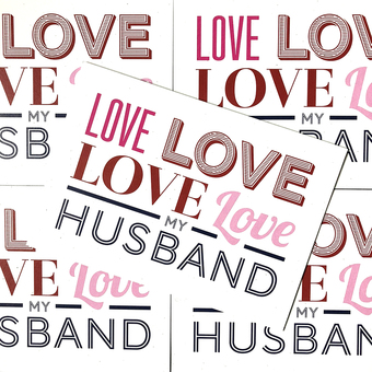 love husband card