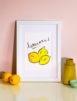 Lemon Wall Art