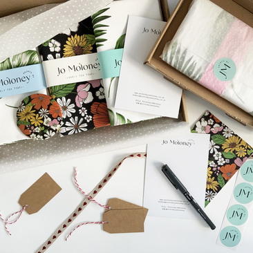 Packaging and postcards