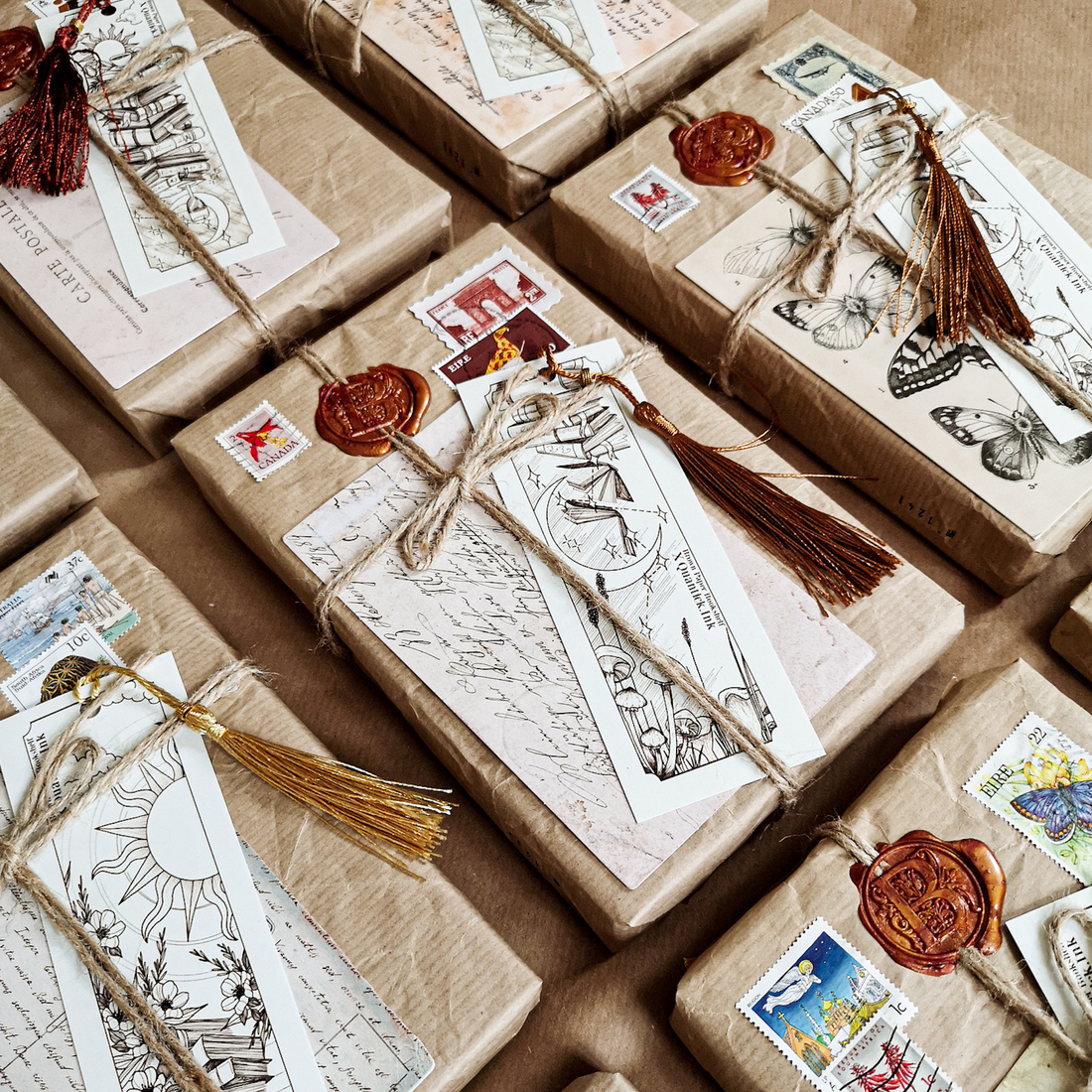 Brown Paper Bookshelf Storefront