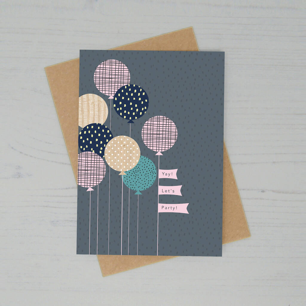 Let's Party Celebration Card