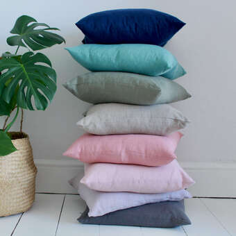 Softened Linen Cushion Covers