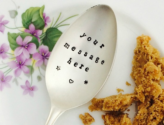 Personalised Silver Plated Spoon