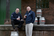 The founders of Hobsons Brewery