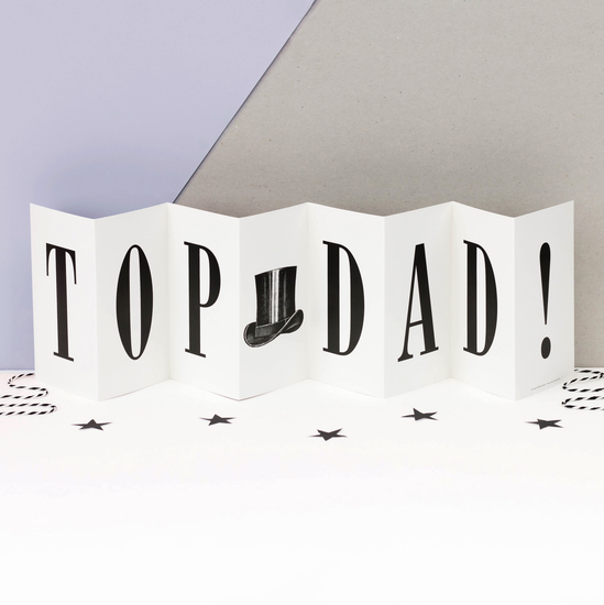 Top Dad Father's Day card
