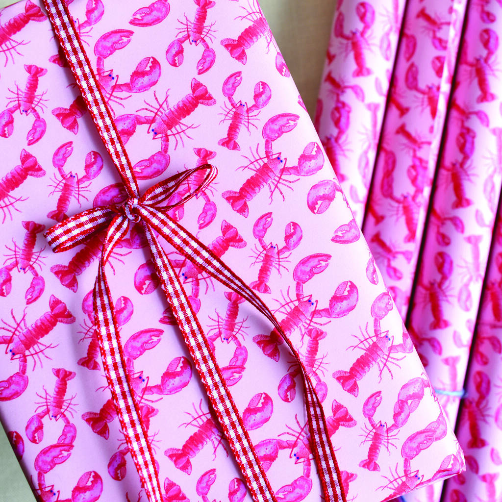 Lobster Wrapping Paper