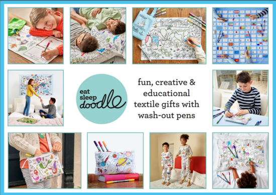 fun, creative & educational textile gifts with wash-out pens