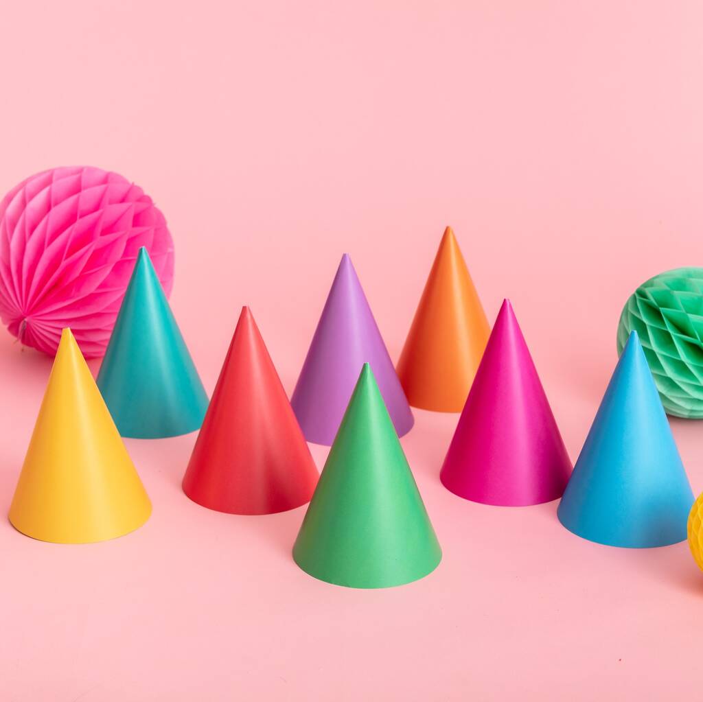 Bright Party Hats