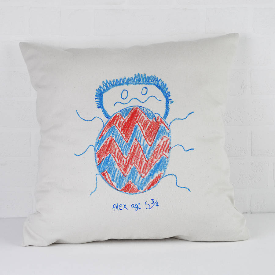 Personalised Child's Own Artwork Cushion | Artwork|