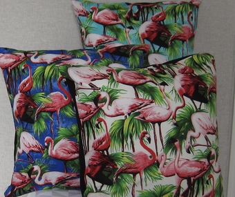 Flamingo cushions