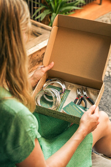 looking inside the wire box