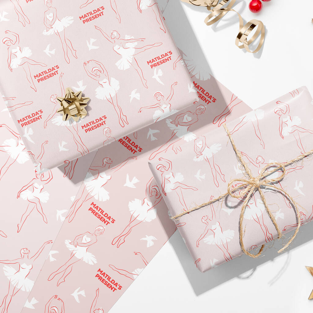 Luxury Ballerina Gift Wrapping Paper