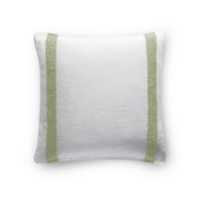 Green Stripe Linen Cushion