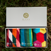 box of mars knitwear socks with gift box