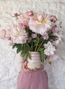Rebecca Ridley Ceramics Pink vase.