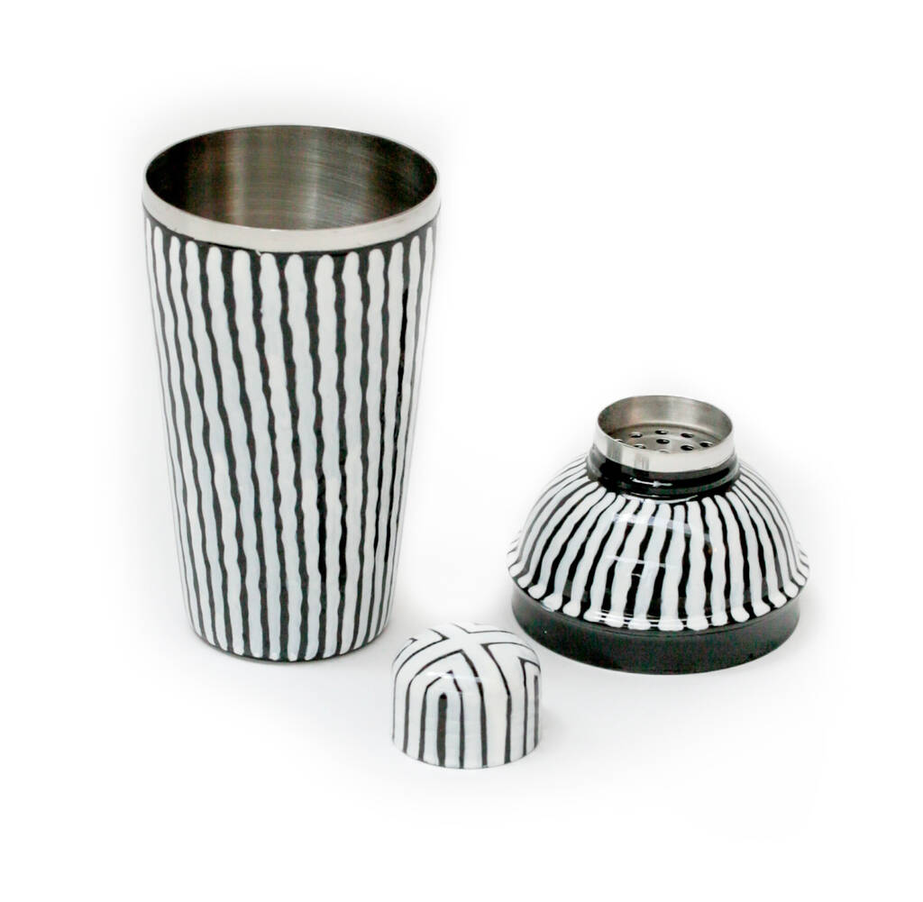 Zebra Cocktail Shaker