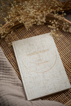 Mindful Mama Journal in Oatmeal Linen 