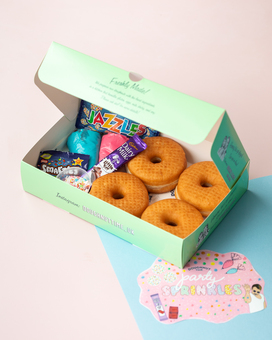 Doughnut decorating Kits delivered to your door! Glaze, sprinkles, buttercreams and crumble. London's favourite doughnuts, delivered!