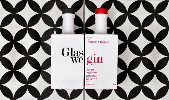 Glaswegin: Premium London Dry Gin and Raspberry & Rhubarb Gin