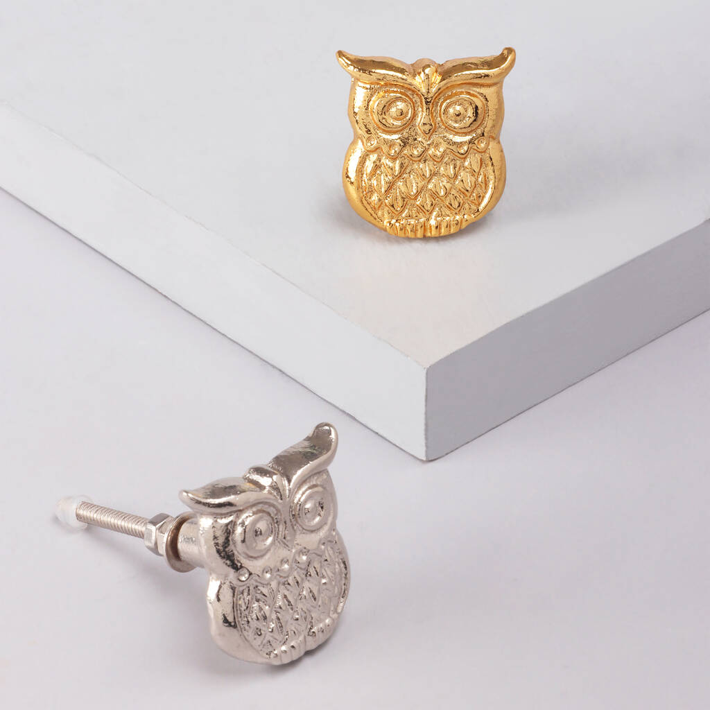  Owl Door Knobs Cupboard Drawer Door Handles