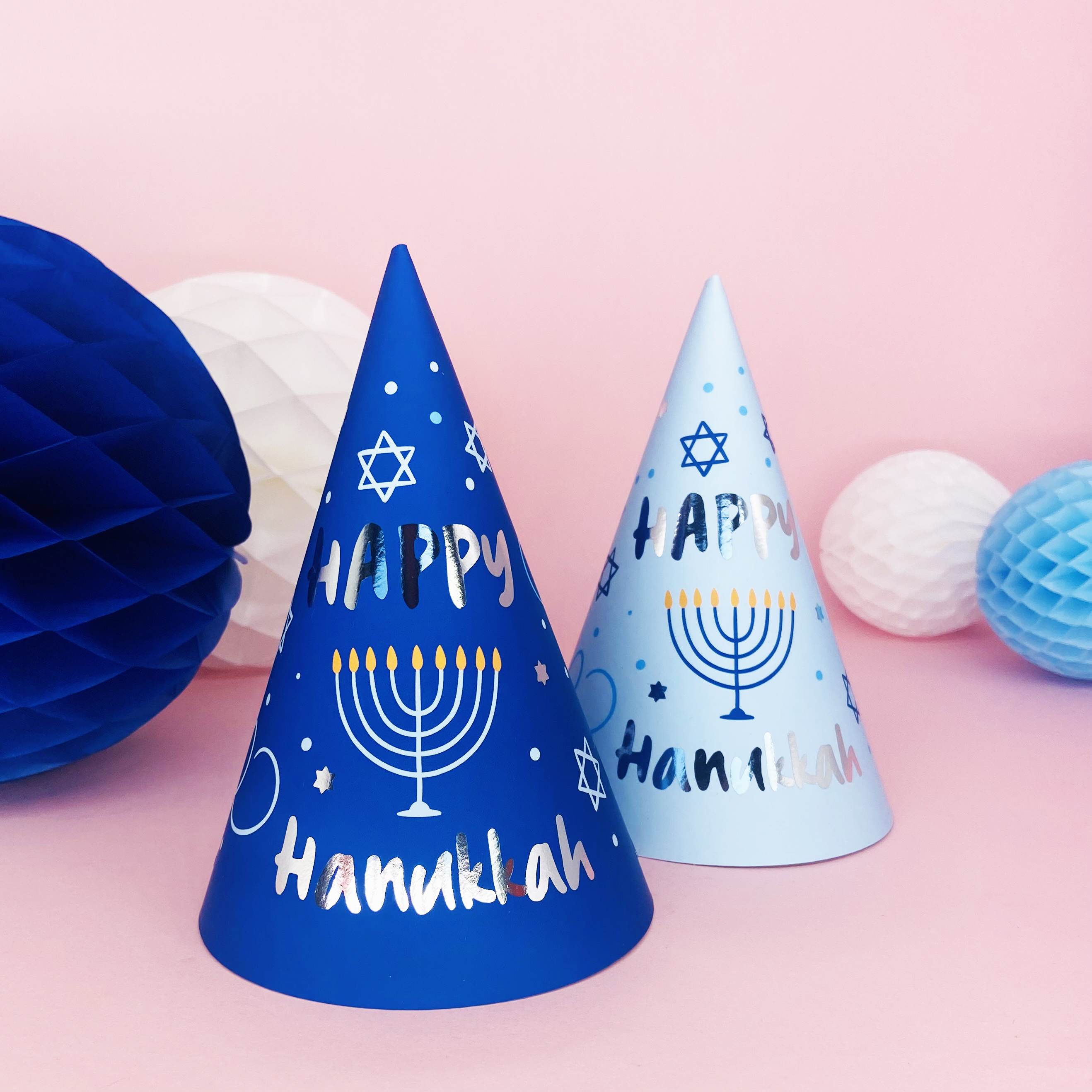 Happy Hanukkah Party Hats