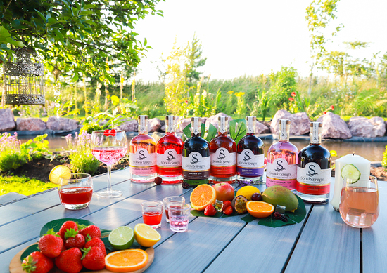 A selection from our Award Winning craft distilled spirits & liqueurs from Solway Spirits