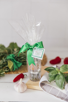 Fresh Herb Sea Salt seasoning Gift pack under £10 - 3 x 20g pots Original Italian, Chilli garlic & parsley, Herbs de Provence 