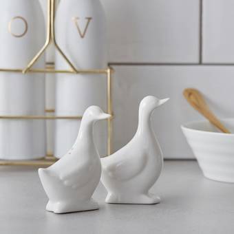 Goose Salt And Pepper Shakers