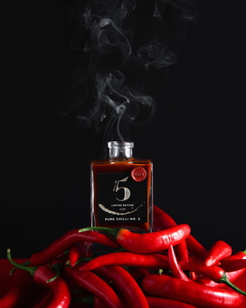 Chilli No. 5 - Gourmet chilli sauces made with fresh ingredients and the rarest luxury chillies for an extra hot flavour