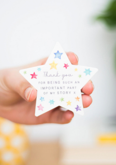 Watercolour Stars Star Magnets by Periwinkle and Clay