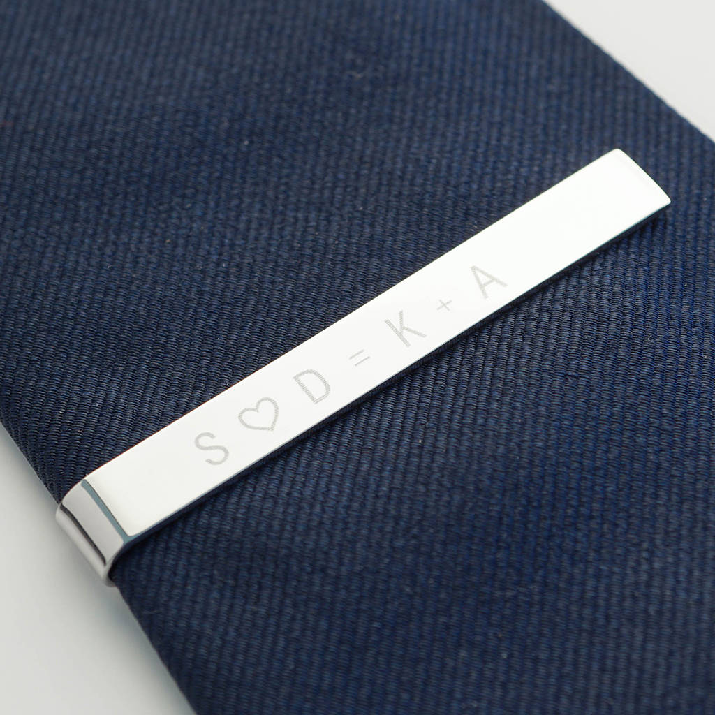 Wue Family Personalised Tie Clip | 