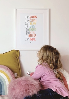 Personalised Affirmation Print for Children