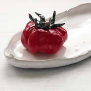 The finished ceramic tomato - almost good enough to eat!