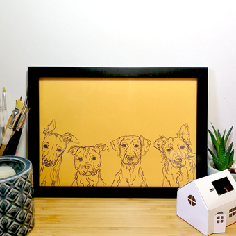 Dogs Art Print