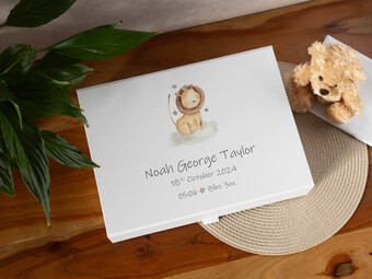 personalised baby keepsake box