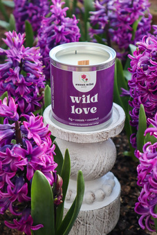 wild love candle plant-based vegan