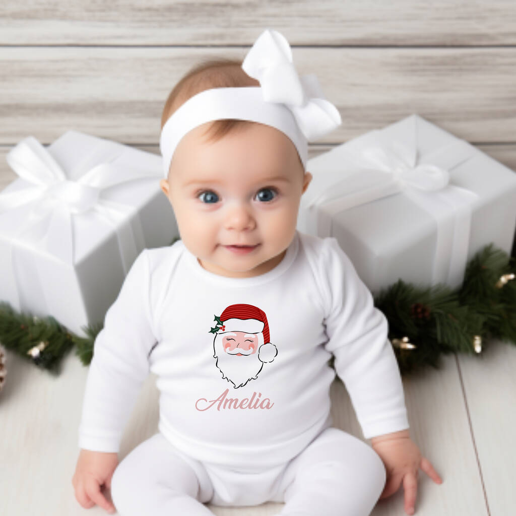Father Christmas Baby Gro
