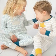 Rain cloud and Star and Stripes pyjamas by Lister & Bruce
