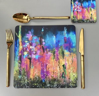 Colourful Placemats and coasters