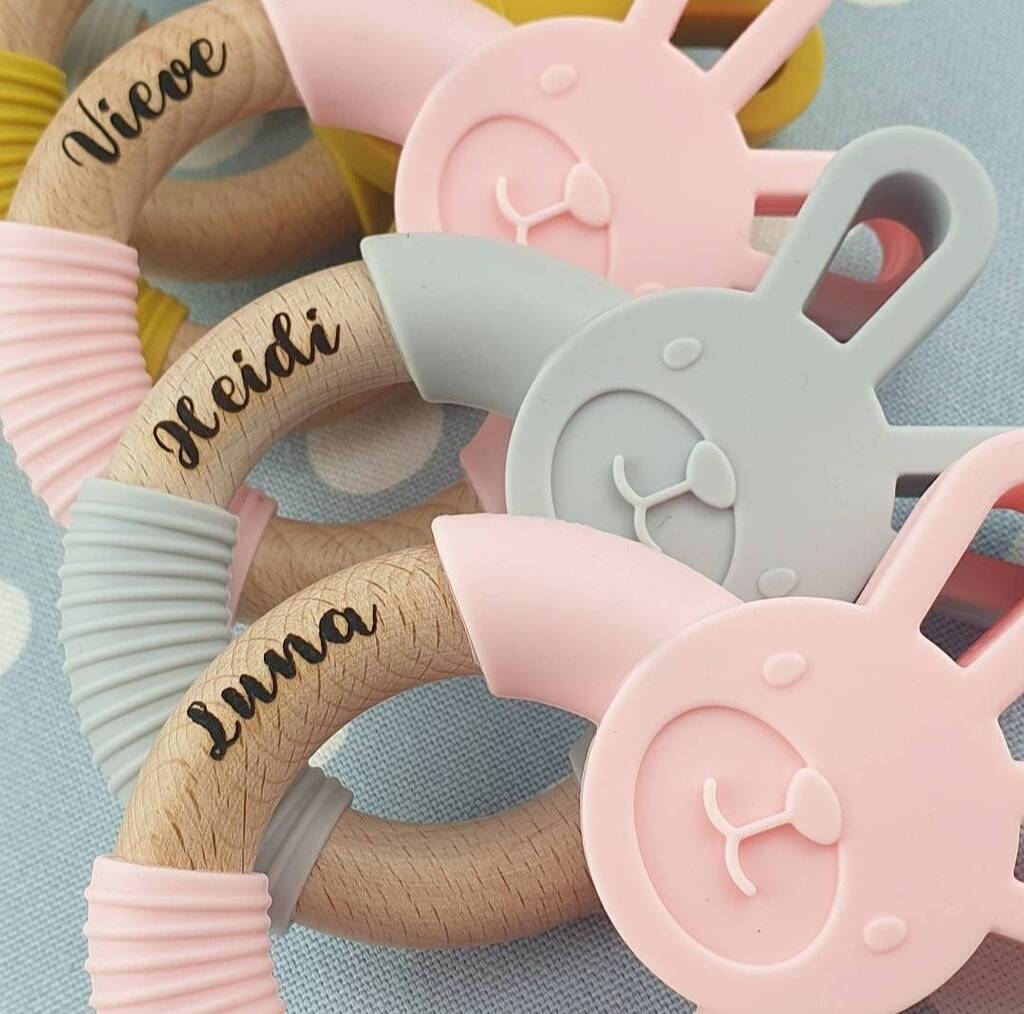 Personalised Teething Bunny