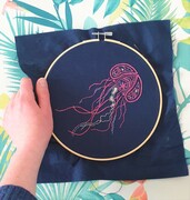 Whale Hand Embroidery
