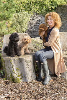  It all started with my love of Nature and dogs. Here I am picture with Olive, Boo & Betsy the toy poodles. They are just 3 of our 6 toy poodle family.
