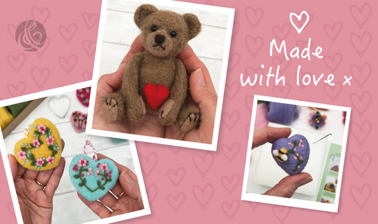 We have lots of wonderful kits for you to get crafty with this Valentines Day!