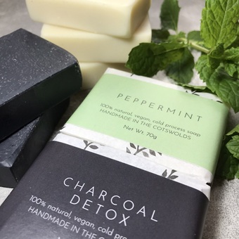 Soap Duo Peppermint Charcoal