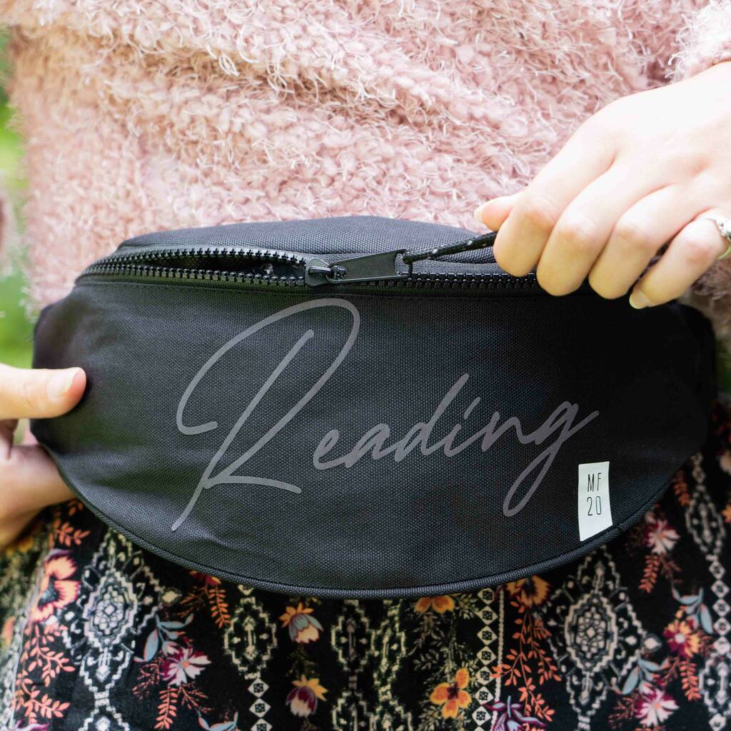 Personalised Reflective Bum Bag