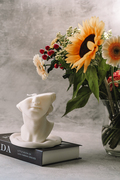 Half David Statue Soy Candle