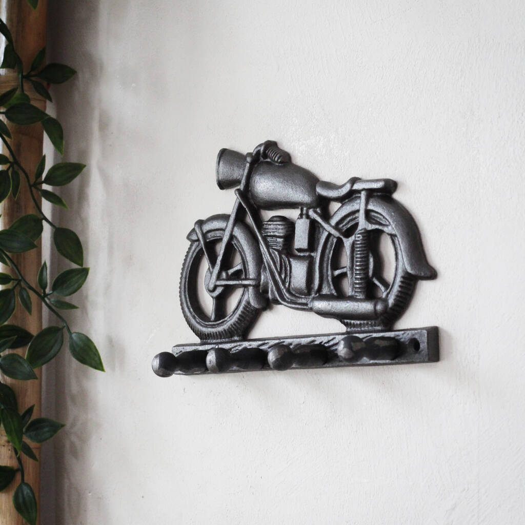 Cast Iron Motorbike Hooks