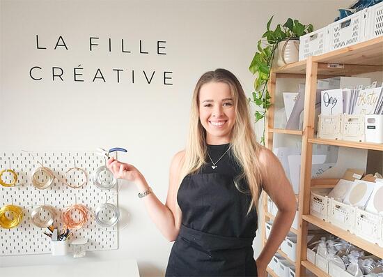 Natalie Goudge in La Fille Créative Studio